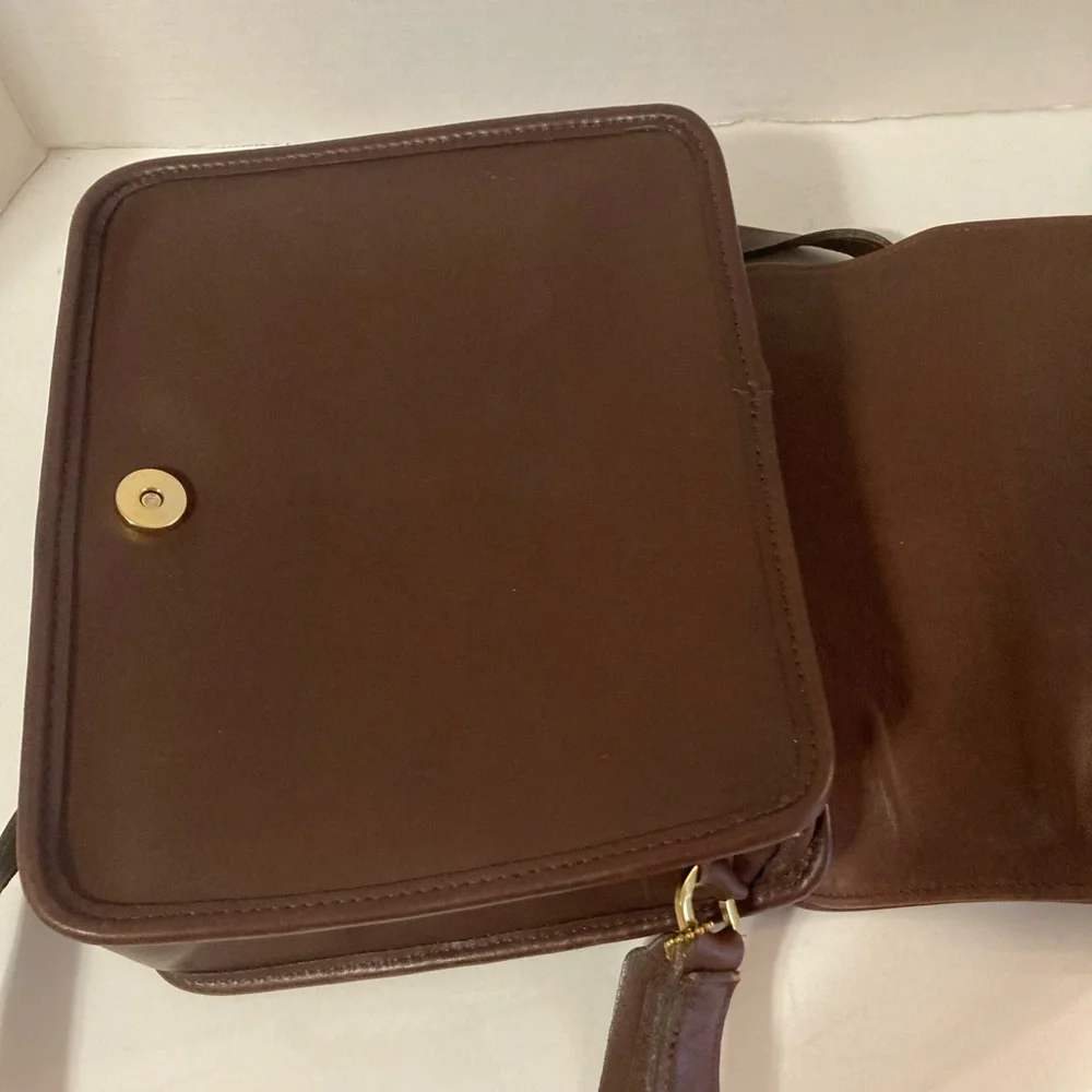 Coach Dark Brown Leather Tribeca Vintage Shoulder Bag - Picture 4 of 8